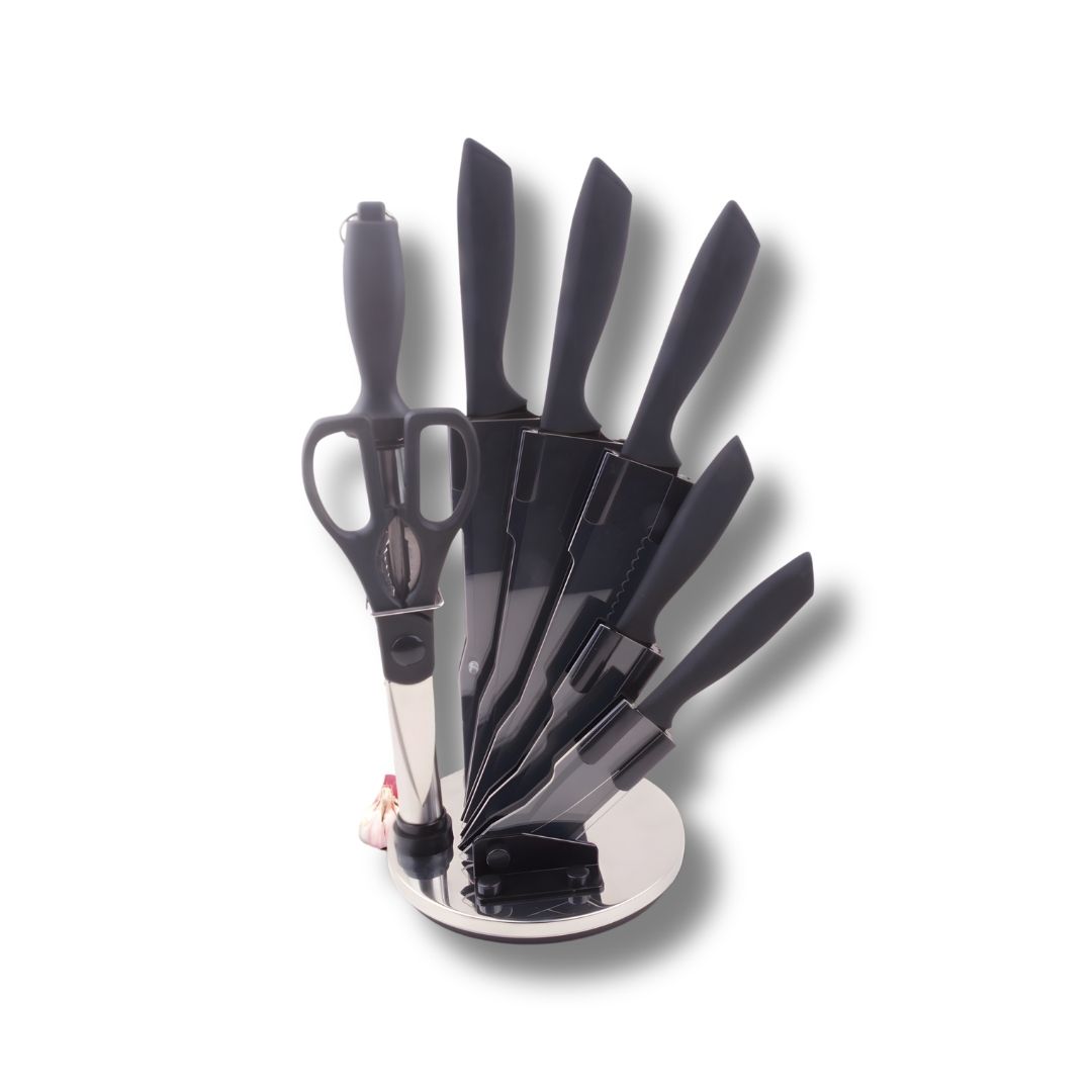 Kitchen Knife Set of 7 Pcs with Rotating Stand – Kairos International