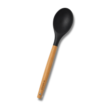 Silicone Serving Spoon With Wooden Handle